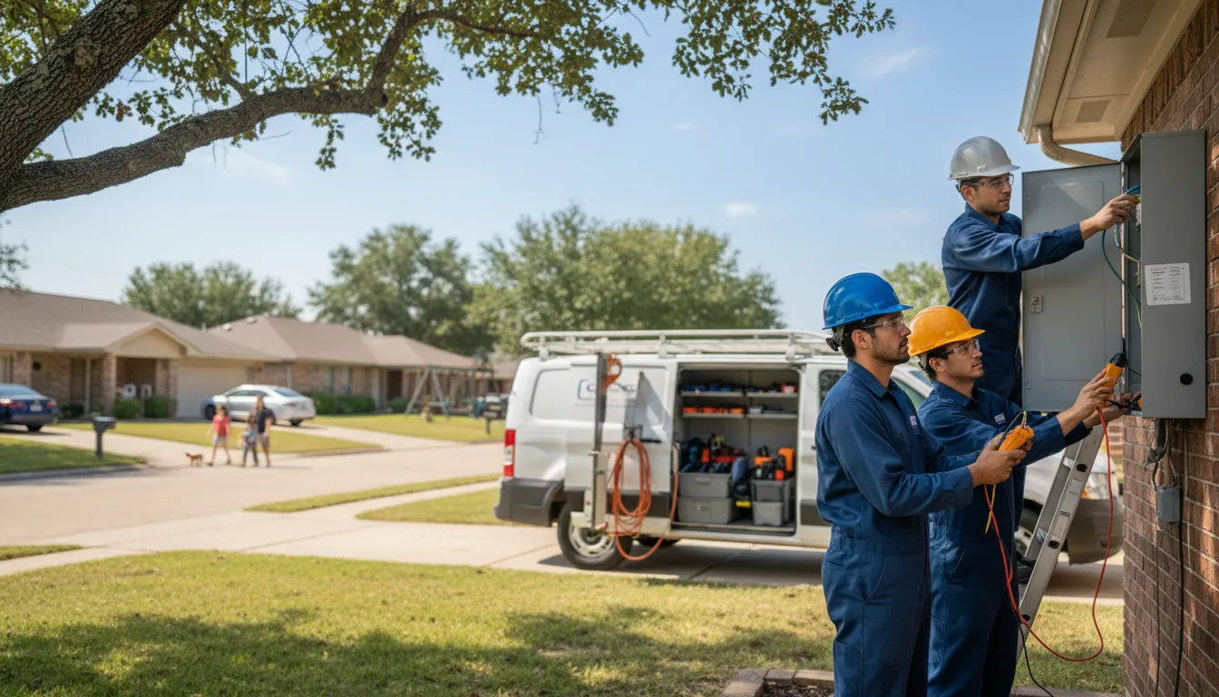 Certified electrician providing emergency electrical services in Chester, WV
